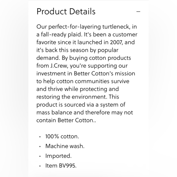 J.CREW ❤️ Tissue Turtleneck in Plaid Dark Evening 🎉Discounted shipping - Picture 4 of 4